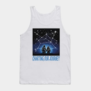 Cosmic Companions: Sibling Constellation Tank Top